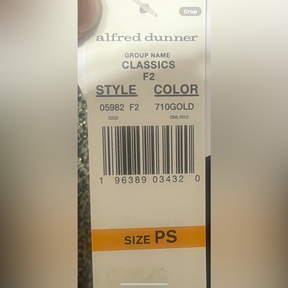 Alfred Dunner Gold/Black Sweater Set in One Piece and Lots of Sparkels!! - Picture 9 of 11